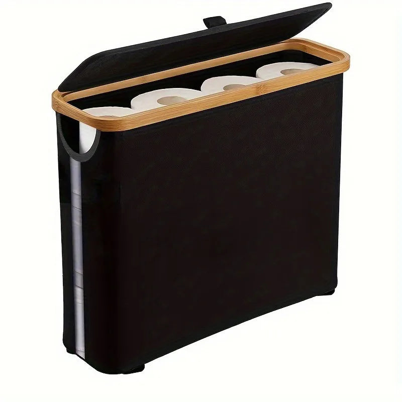 Toilet Paper Storage Basket with Lid
