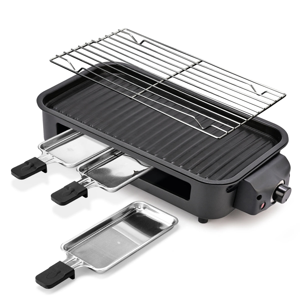 Electric Grill with Removable Griddle