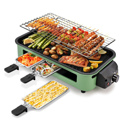 Electric Grill with Removable Griddle