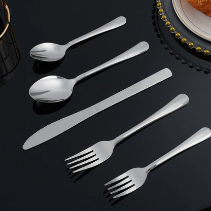 60-Piece Stainless Steel Flatware Set