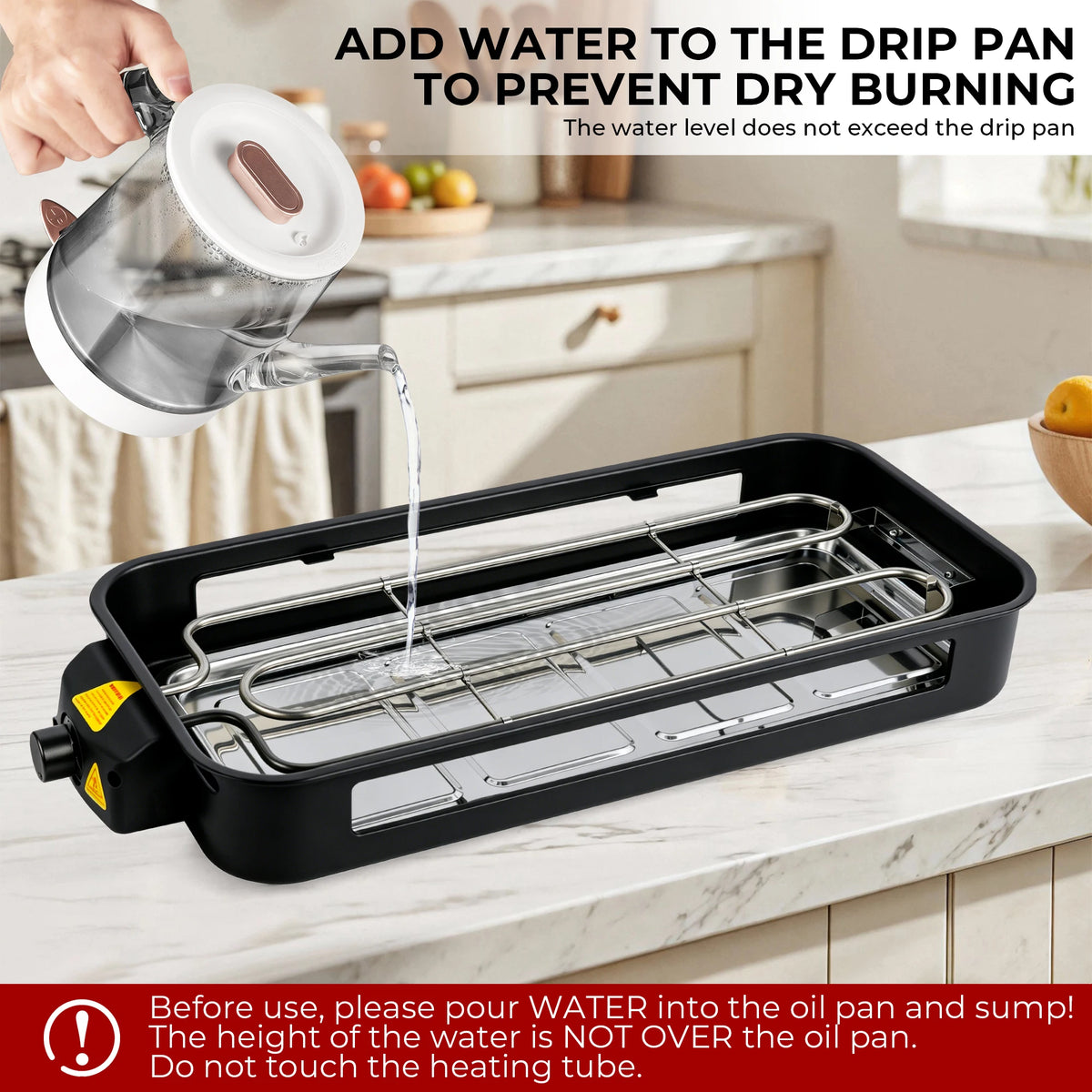 Electric Raclette Grill with 4 Pans