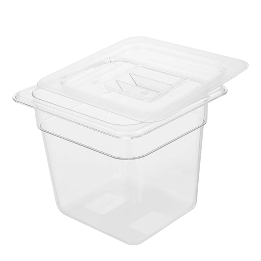 8-Pack Acrylic Food Storage Pans with Lids