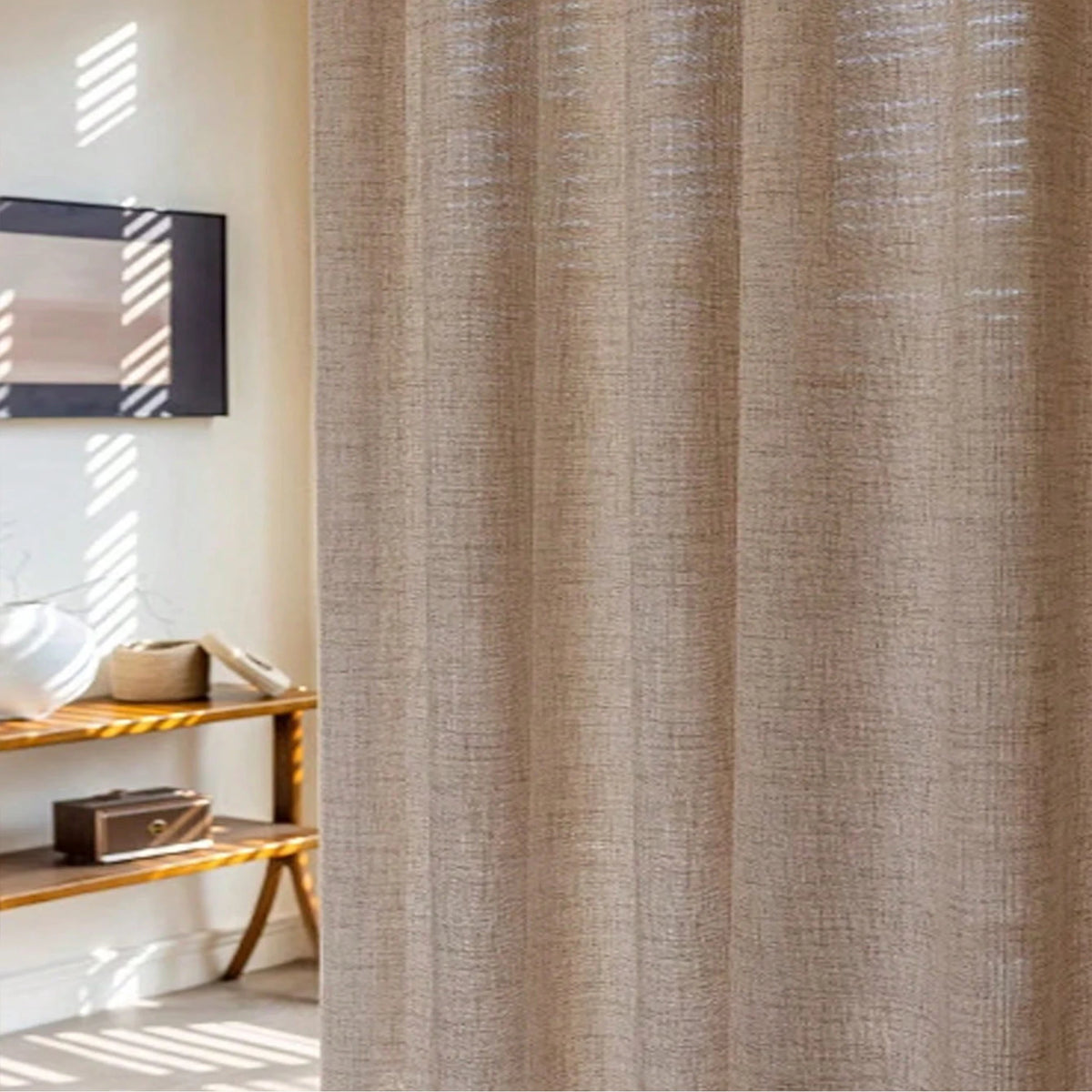 Linen Sheer Curtain Panel