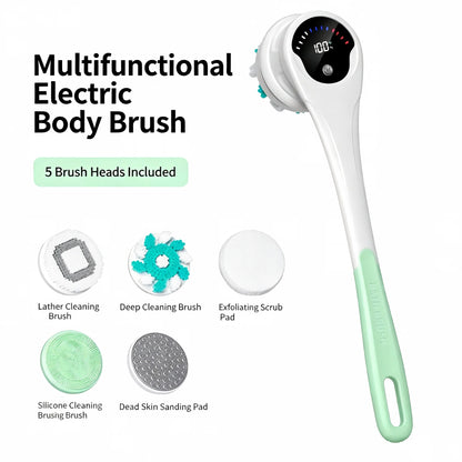 Electric Body Brush with 5 Heads