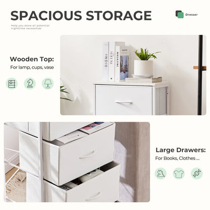 4-Drawer Fabric Storage Cabinet