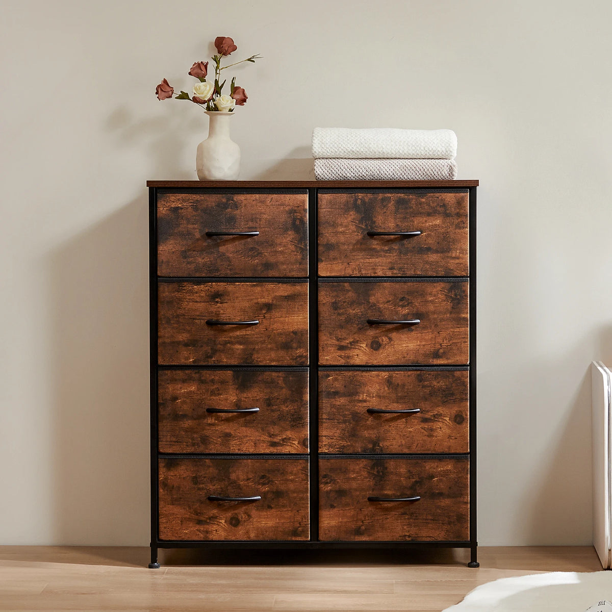 8-Drawer Fabric Dresser