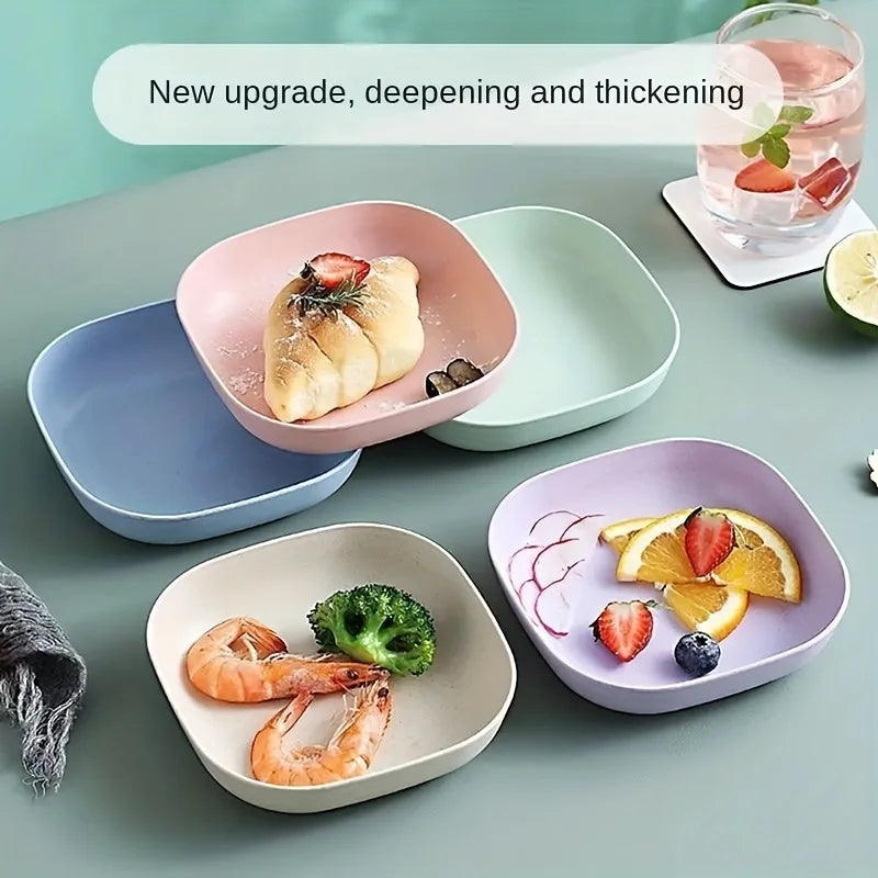 10-Piece Reusable Dessert Plate Set
