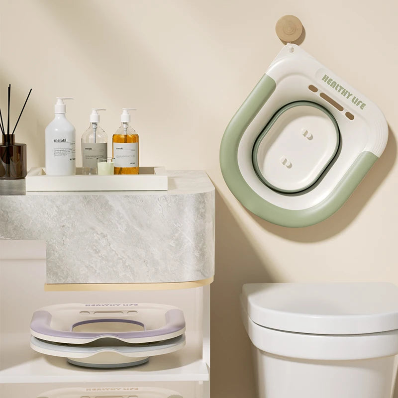 plegable baño de sitz
