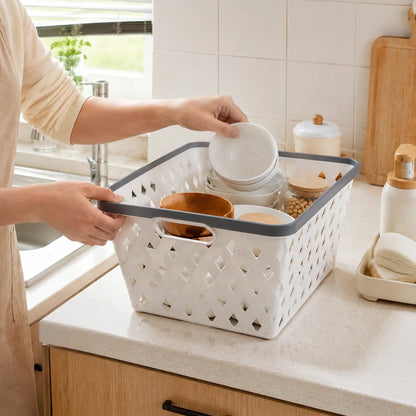 4-Piece Stackable Storage Basket Set