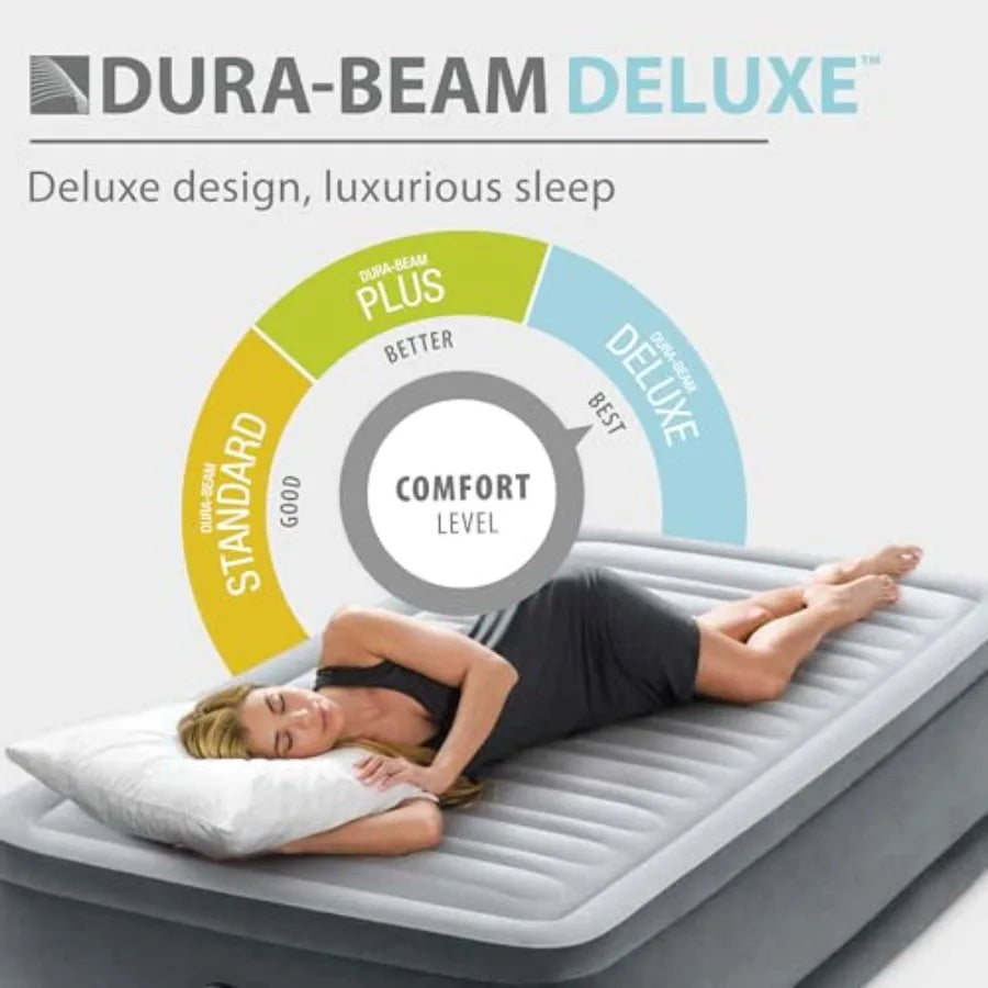 18-Inch King Air Mattress with Built-In Pump