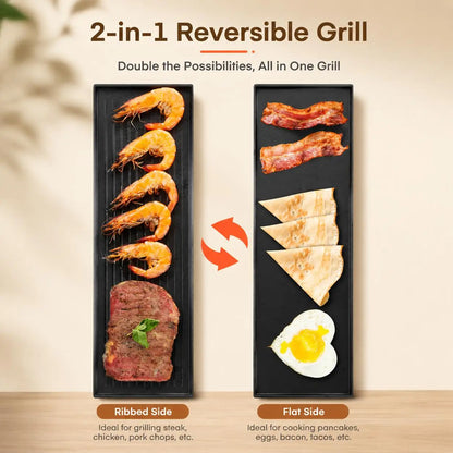 Rotating Raclette Grill with 8 Pans