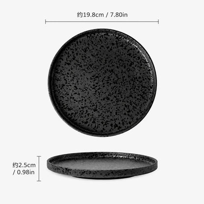Black Speckled Stoneware Dinnerware