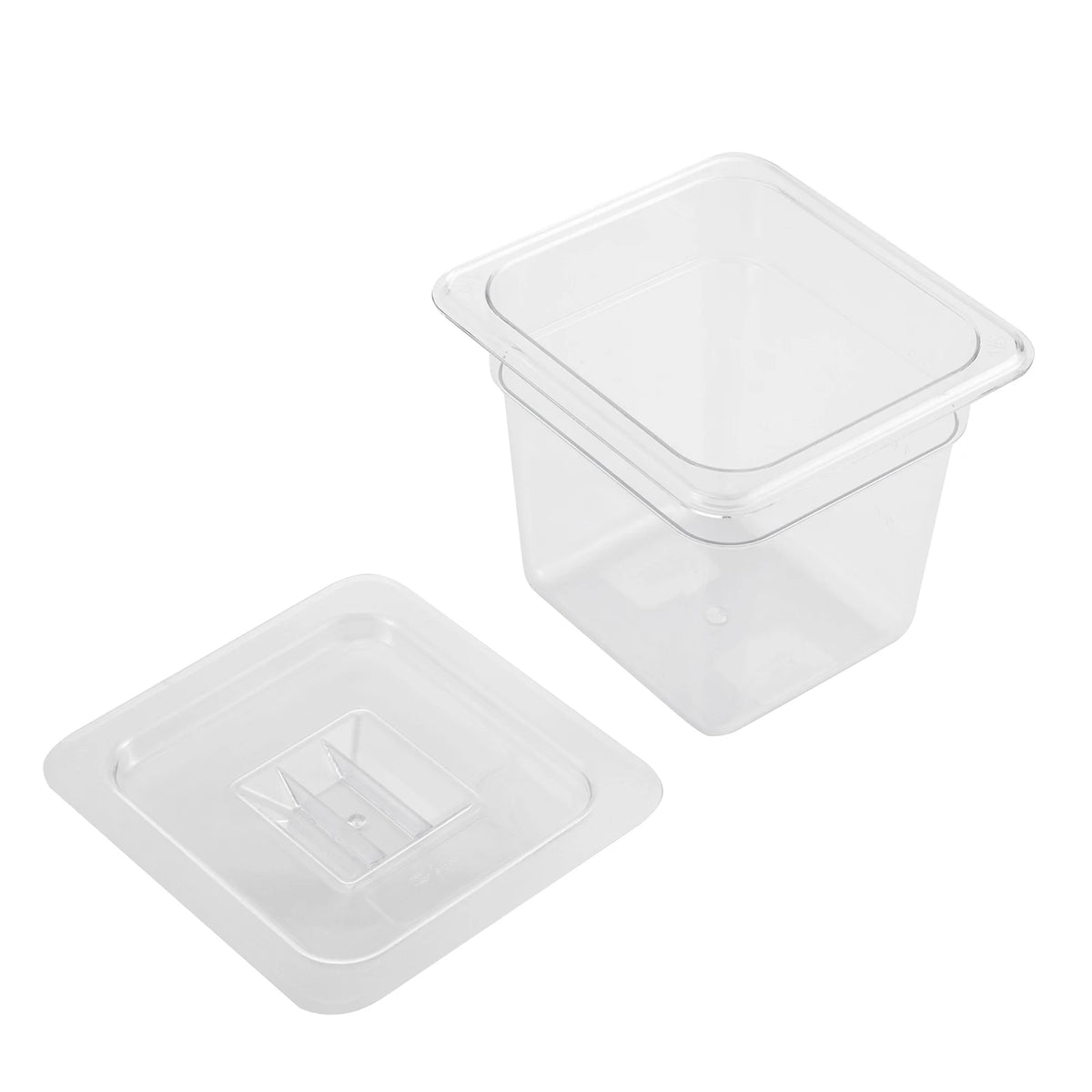 8-Pack Acrylic Food Storage Pans with Lids