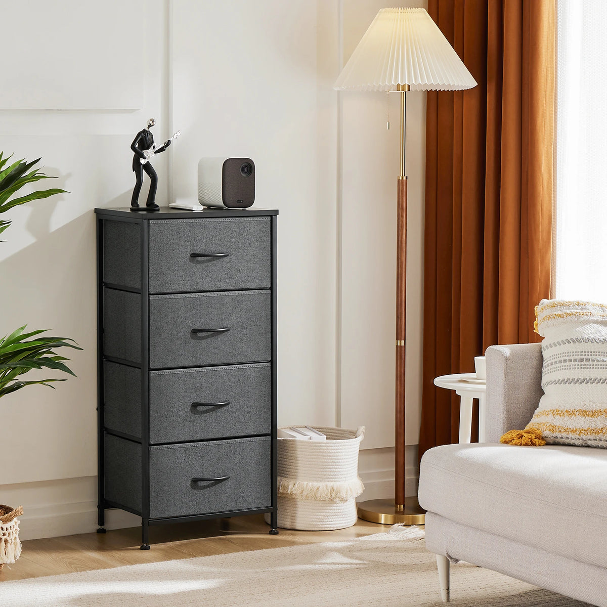 4-Drawer Fabric Storage Cabinet