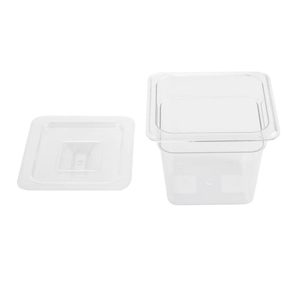 8-Pack Acrylic Food Storage Pans with Lids