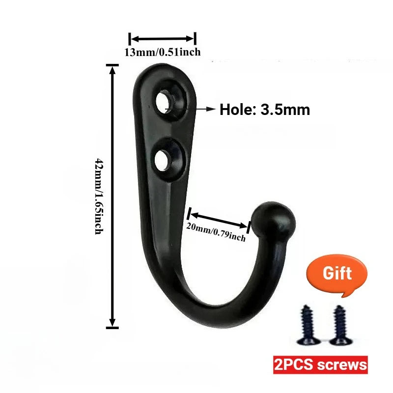 Small Metal Wall Hooks