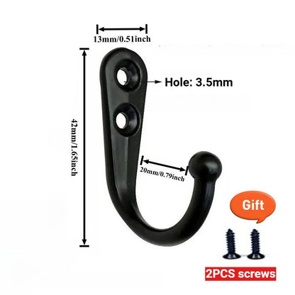 Small Metal Wall Hooks