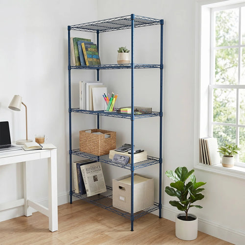 5-Tier Adjustable Metal Storage Shelves
