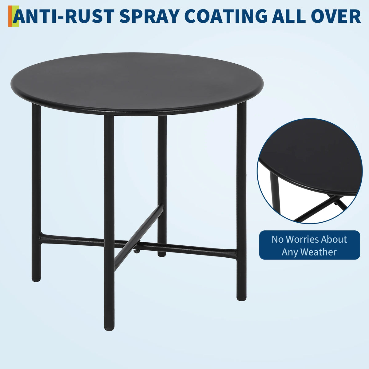 3-Piece Woven Patio Bistro Set
