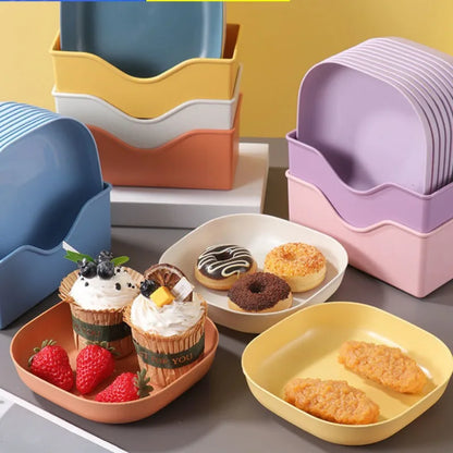 10-Piece Reusable Dessert Plate Set