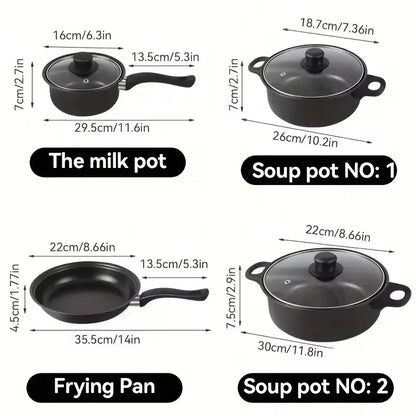 13-Piece Nonstick Induction Cookware Set