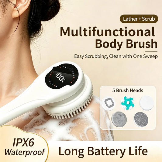 Electric Body Brush with 5 Heads