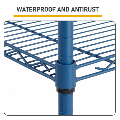 5-Tier Adjustable Metal Storage Shelves