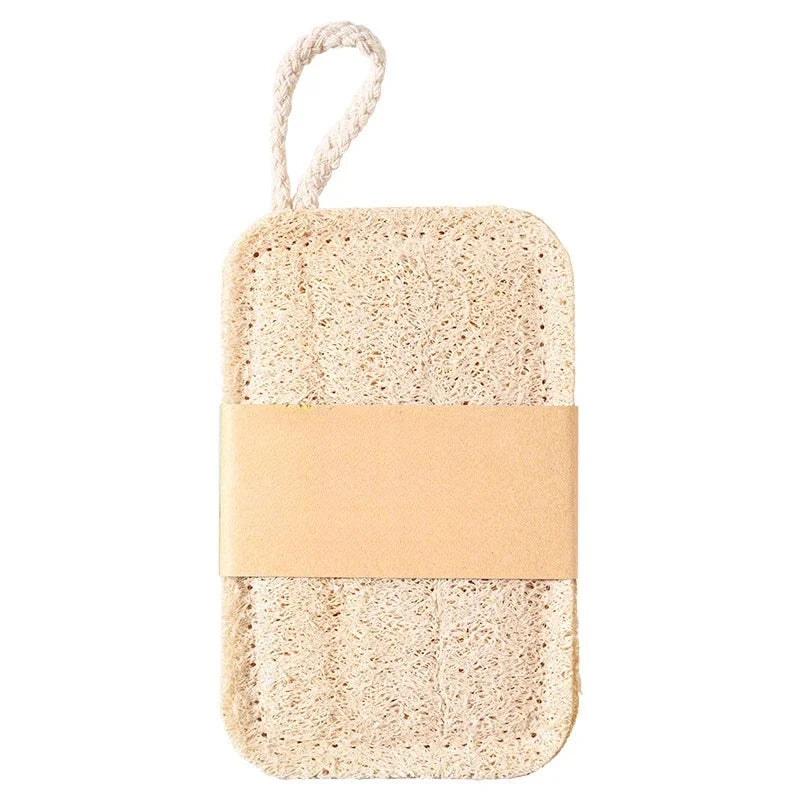 6-Piece Natural Loofah Sponge Set
