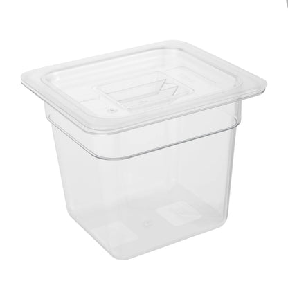 8-Pack Acrylic Food Storage Pans with Lids