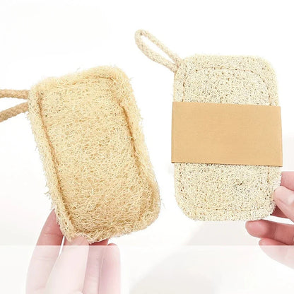 6-Piece Natural Loofah Sponge Set