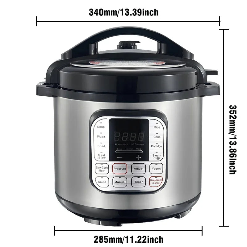 5L Stainless Steel Electric Pressure Cooker