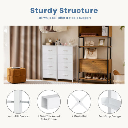 4-Drawer Fabric Storage Cabinet