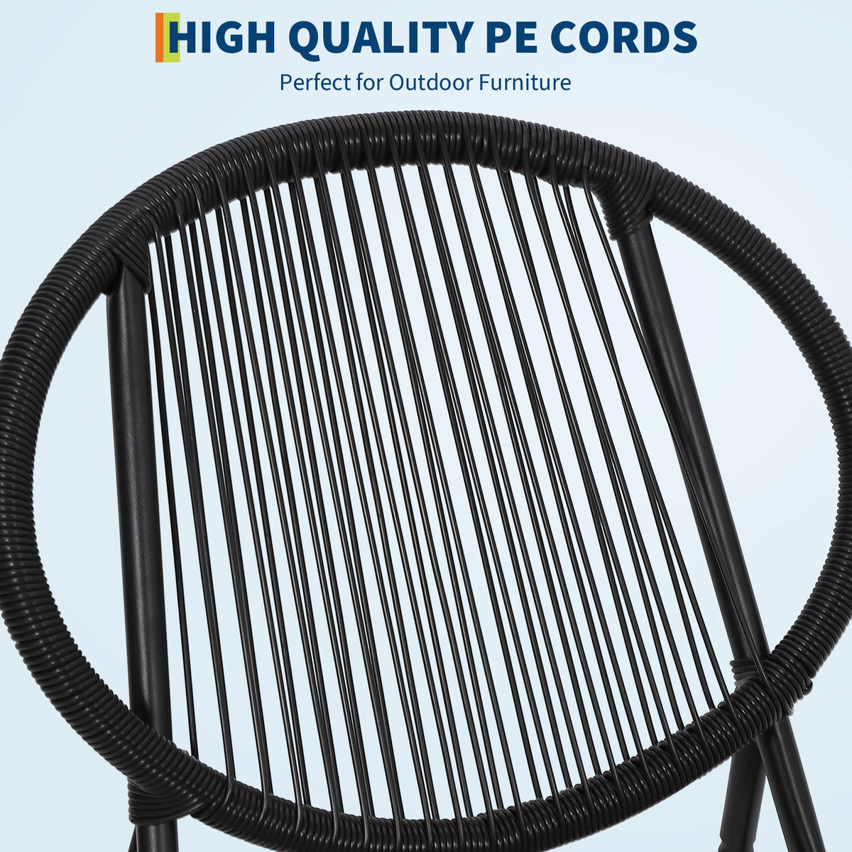 3-Piece Woven Patio Bistro Set