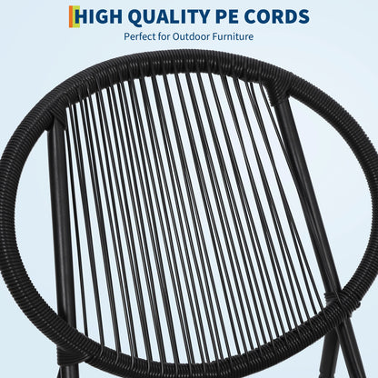 3-Piece Woven Patio Bistro Set