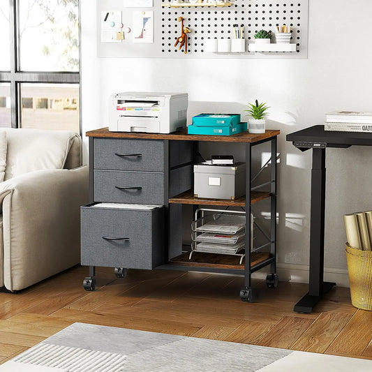 3-Drawer Fabric Storage Cabinet