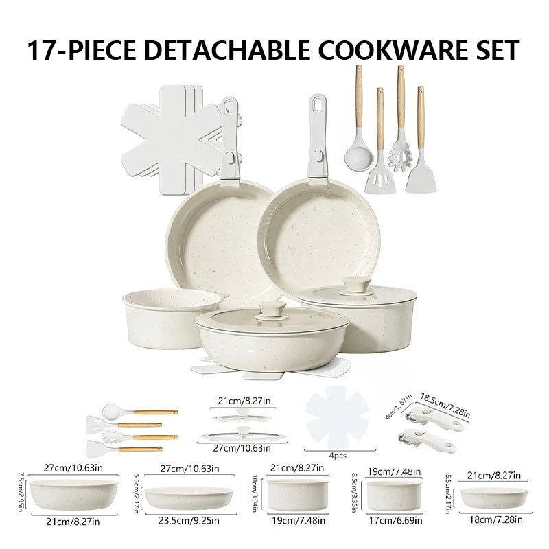 17-Piece Nonstick Cookware Set