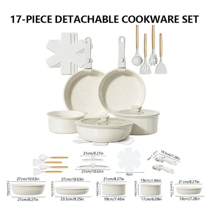 17-Piece Nonstick Cookware Set