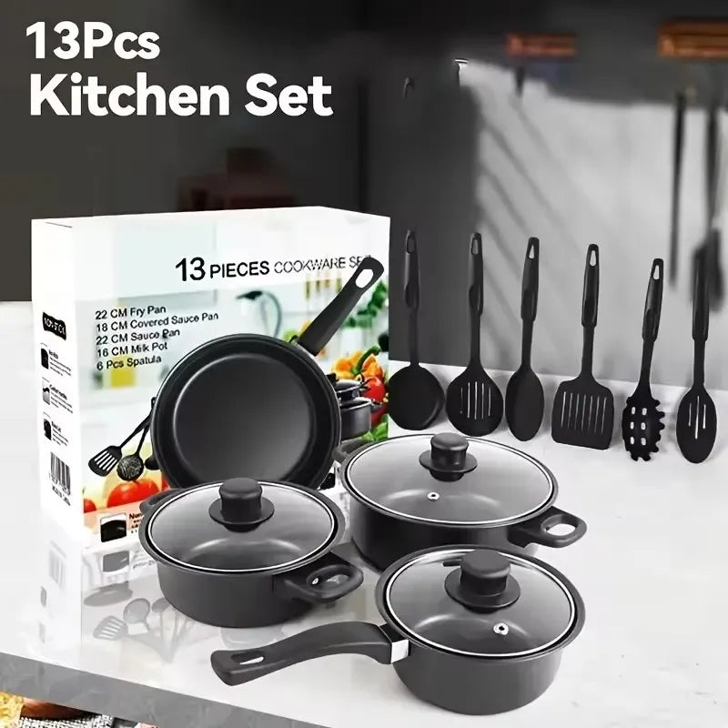13-Piece Nonstick Induction Cookware Set