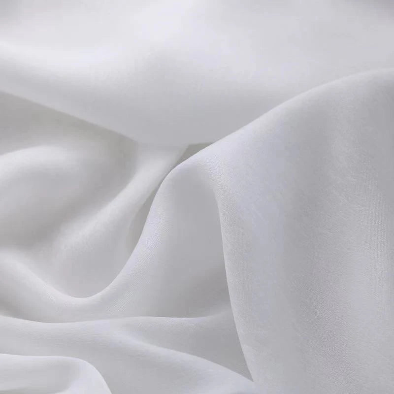 White Voile Sheer Curtains