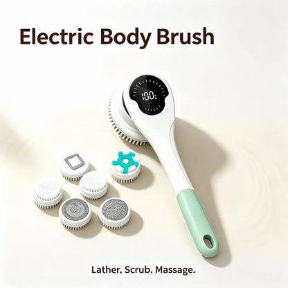 Electric Body Brush with 5 Heads